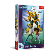 Trefl Transformers 100 Piece Jigsaw Puzzle The Transformers Team Red 16"x11" Print, DIY Puzzle, Creative Fun, Classic Jigsaw for Adults and Children from 5 Years Old