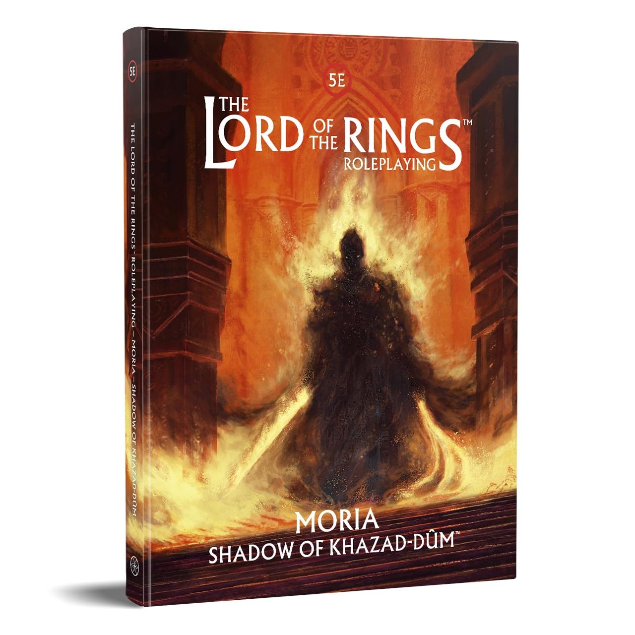 Free League Publishing Moria – Shadow of Khazad-dûm™ Expansion for The Lord of The Rings™ Role Playing Game 5E, Adults, Family, Teens 14+ LOTR Tabletop Fantasy Compendium