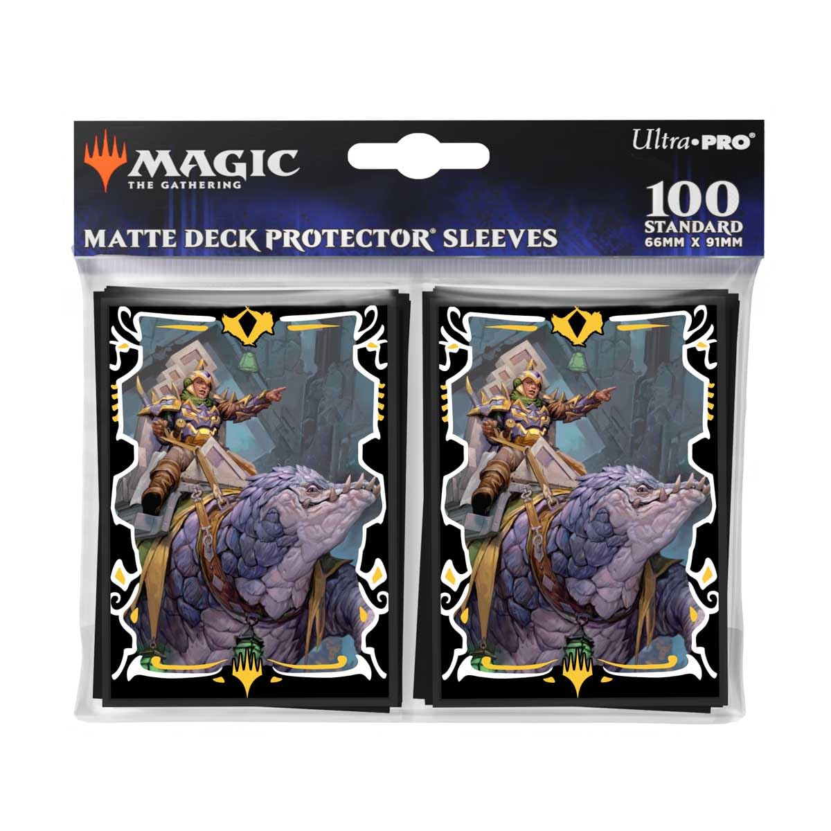 Ultra PRO - Tarkir Dragonstorm Felothar The Steadfast (Abzan Armor Commander Deck) 100ct Deck Protector Sleeves for Magic: The Gathering | Magic Gathering Accessories MTG Card Protection TCG Sleeves