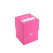 Gamegenic Deck Holder 100+ Casual Deck Box | Double-Sleeved Card Storage with Flex Card Divider | Premium Card Game Protector | Cobra Neck Technology | Holds up to 100 Cards | Pink Color | Made