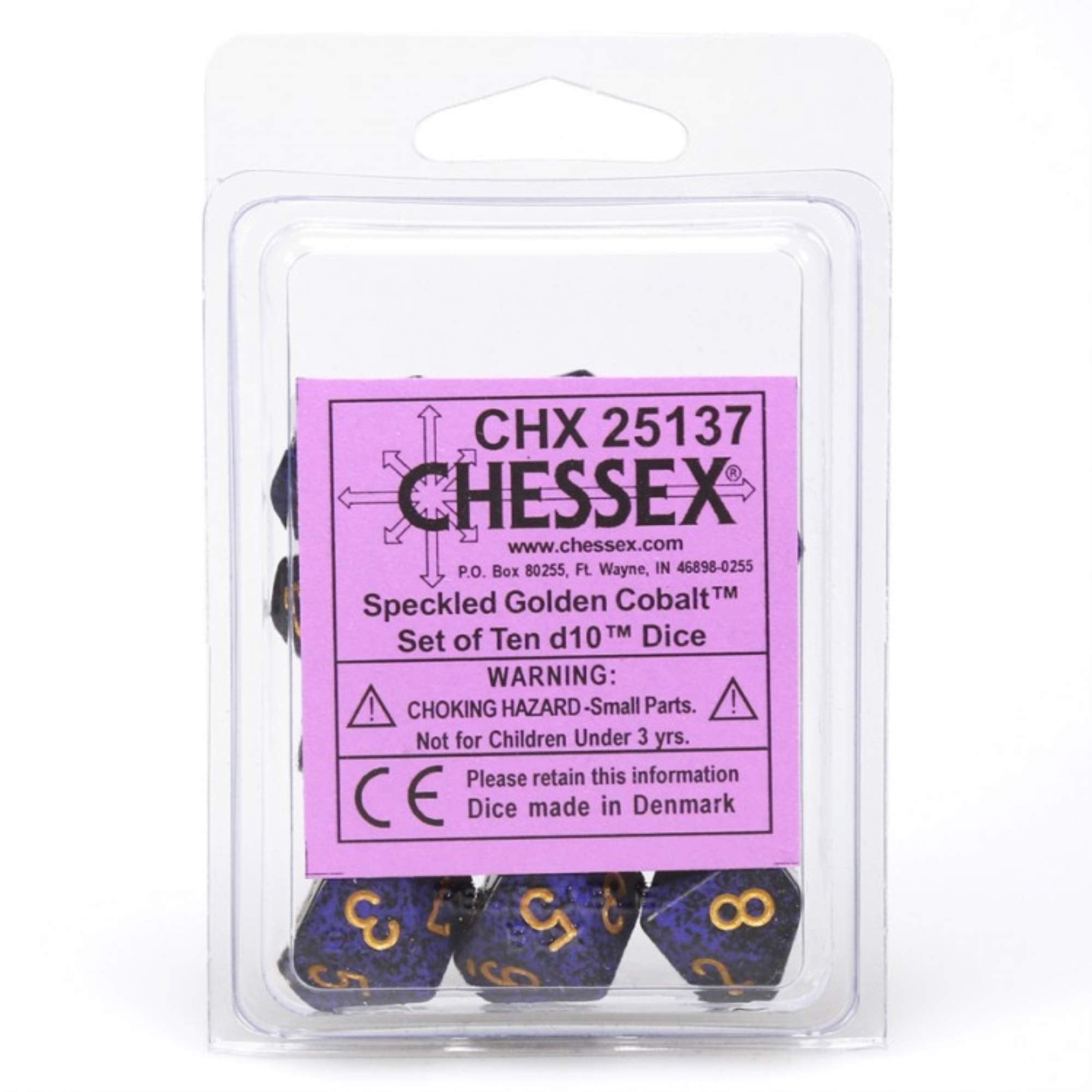 d10 Clamshell Speckled GoldenCobalt (10)