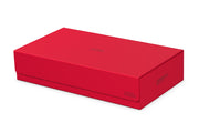 Ultimate Guard Omnihive 1000+, Deck Case for 1000 Double-Sleeved TCG Cards + 2 removable Trays, Red, Magnetic Closure & Microfiber Inner Lining