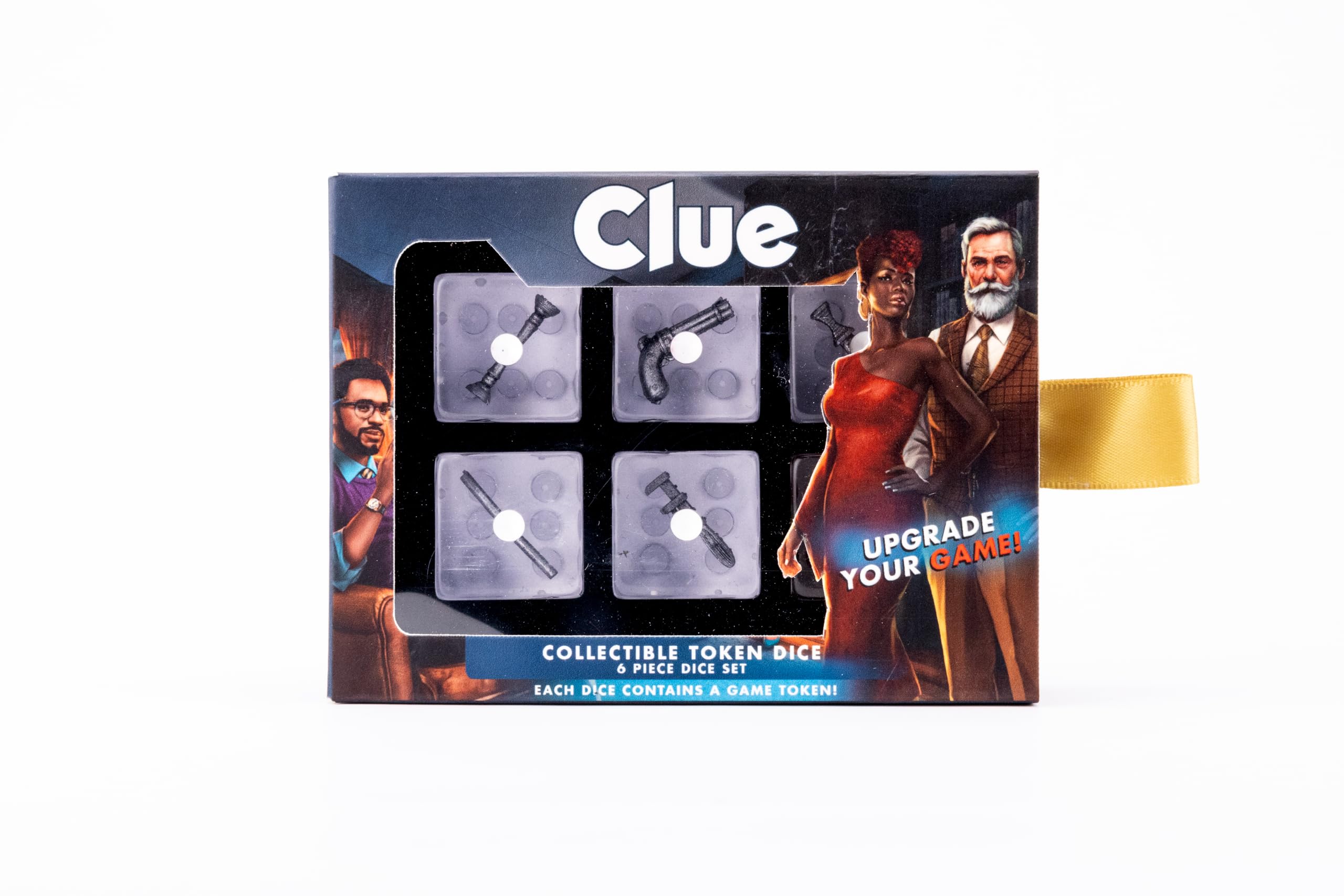Clue 22m Oversized 6 Piece Collectible Token Dice Set