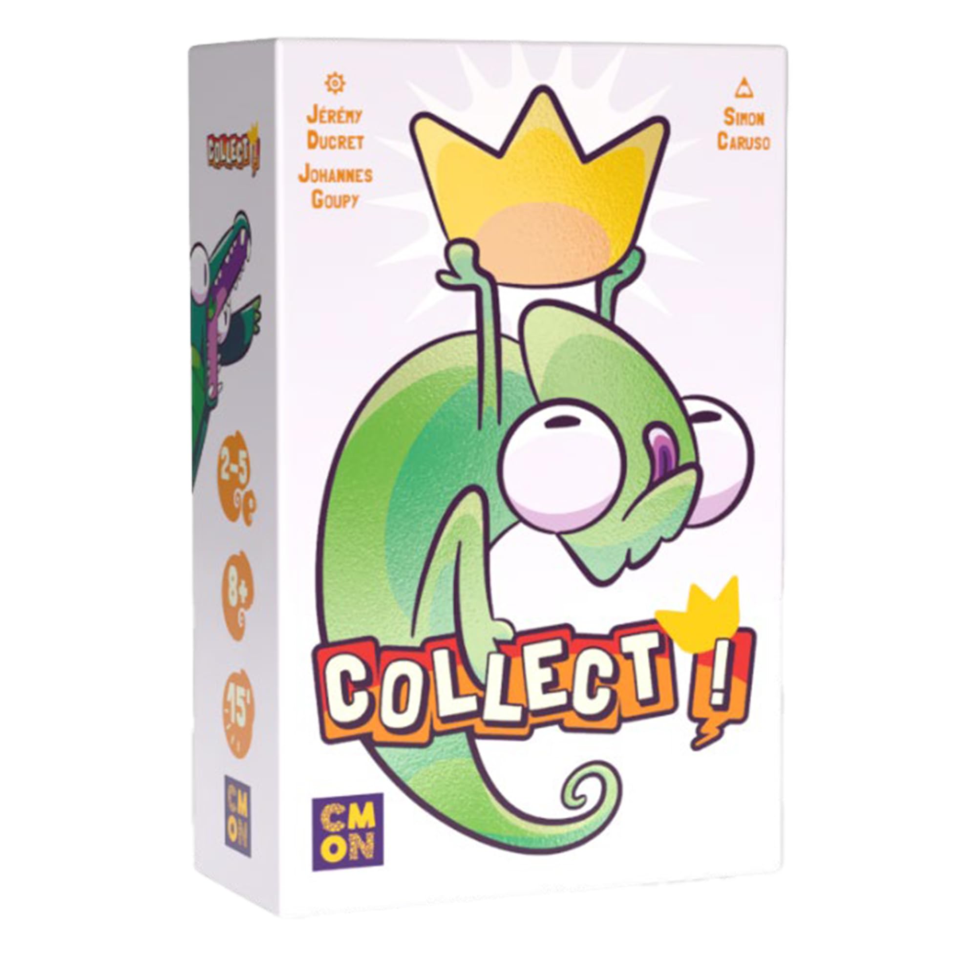 CMON Collect! Card Game - Fast-Paced Animal Strategy & Bluffing Game for Families & Friends, Easy to Learn Jungle-Themed Fun for Kids & Adults, Ages 8+, 2-5 Players, 15 Minute Playtime