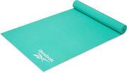 Reebok 5mm Solid Yoga Mat (Cherry) 68" x 24" Non-Slip, Lightweight, Foldable, and Durable Exercise Mat with Carry Strap for Home Workout, Yoga, Pilates, Fitness, and Outdoor Training