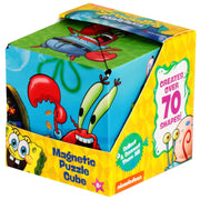 Shashibo Spongebob Squarepants Shape Shifting Box - STEM Fidget Toy with Ultra Strong Magnets - Sensory Puzzle Cube Transforms Into 100+ Shapes, Easter Basket Stuffers Gift for Kids (Krusty Krab)