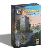 Hans Im Gluck Carcassonne: Towers & Thieves Board Game Expansion - Build Towers, Deploy Watchmen & Catch Thieves, Family Fun for Kids & Adults, Ages 8+, 2-5 Players, 45 Minute Playtime