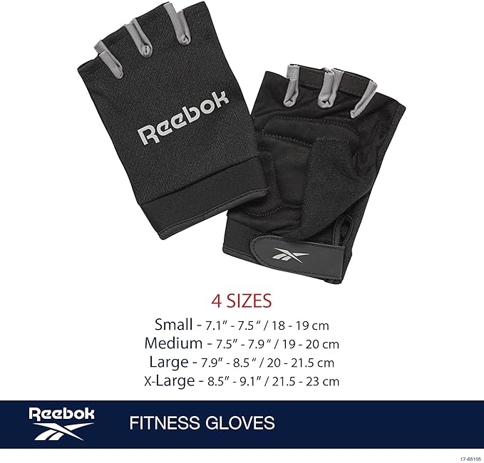 Reebok Classic Fingerless Gloves White/Black XL