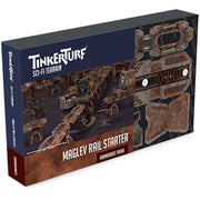 TinkerTurf Sci-Fi Terrain: MagLev Rail Starter, Abandoned Theme, Sturdy, Affordable, Great-Looking Full-Color Terrain, Quick and Easy to Assemble, Virtually Limitless Setups