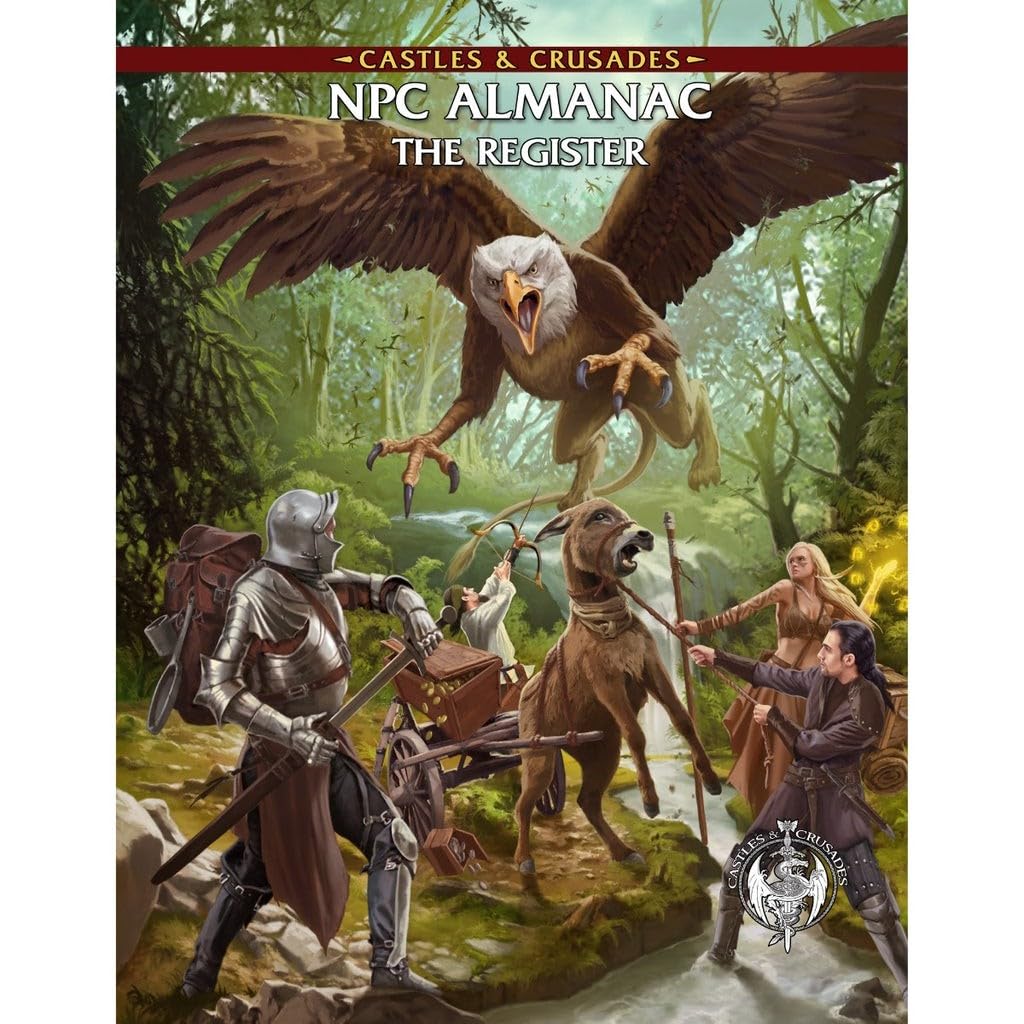 Troll Lord NPC Almanac:The Register - Castles & Crusades, Hardcover