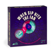 Exploding Kittens When Sip Hits The Fan 2-8 Players - Ages 21+ - 10 Minutes to Play - Drinking Game with Spinner - Party Game, Adult Game Night, Drinking Card Game