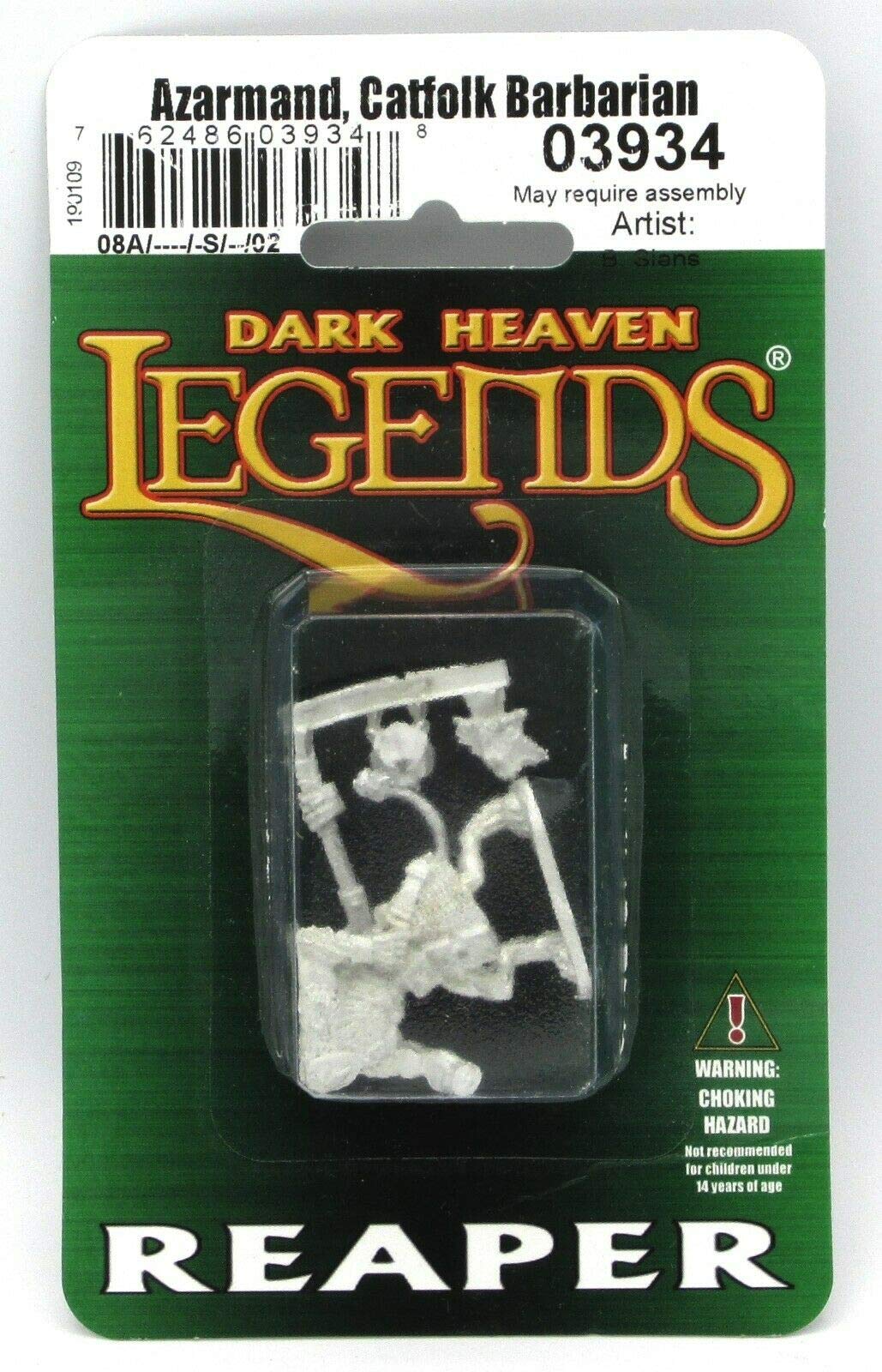 Dark Heaven Legends: Azarmand, Catfolk Barbarian