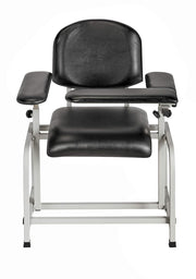 Black Padded Phlebotomy Blood Drawing Chair
