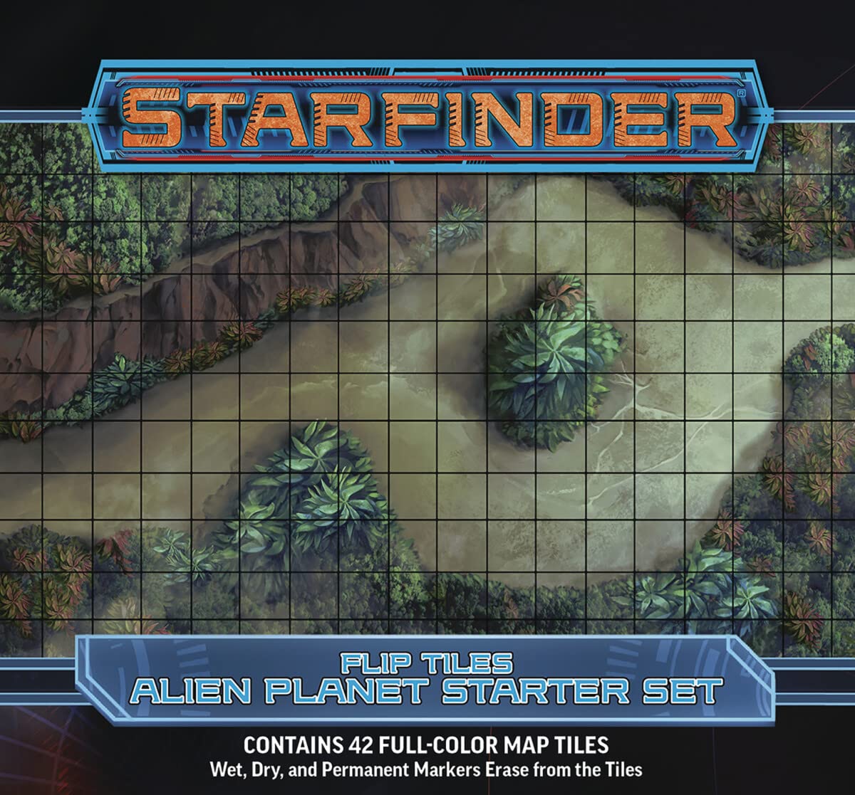 Starfinder: Flip-Tiles: Alien Planet Starter Set