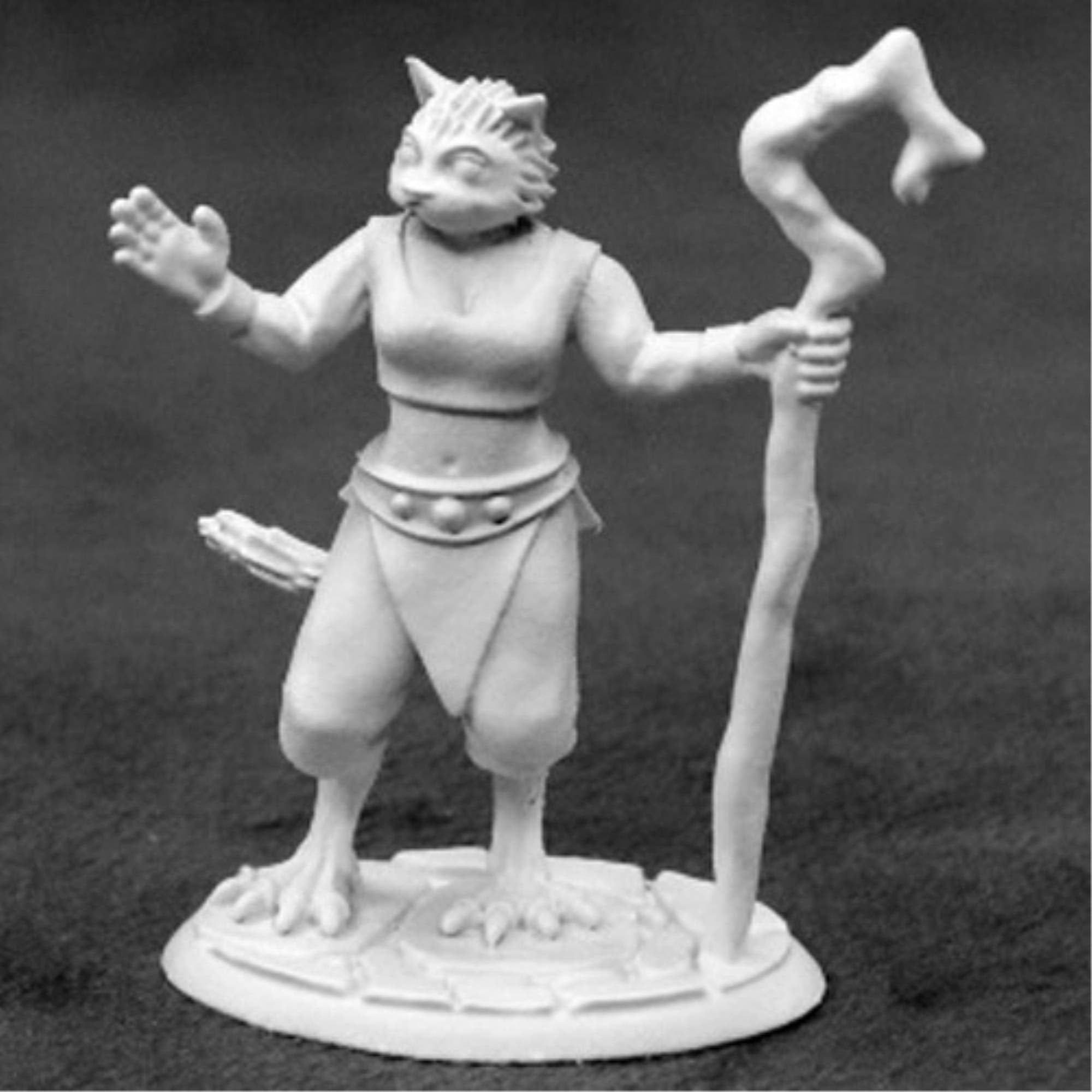 Dark Heaven Legends: Mistveil, Catfolk Sorceress
