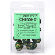 d10 Clamshell Scarab Jade with Gold (10)