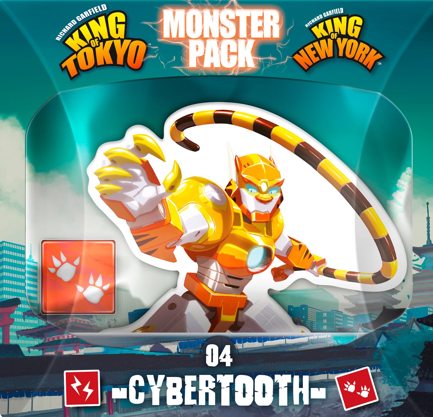 IELLO King of Tokyo - Monster Pack Expansion, Cybertooth