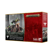 Warhammer Age of Sigmar Deathshrieker Rocket Battery/Tormentor Bombard – Plastic Miniature Kit, 50 Components, 100mm Round Base, 450 Waterslide Transfers – Unpainted