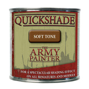 Miniature Painting Varnish for Shading Mini Models, Soft Tone - Quickshade Miniature Varnish by The Army Painter (250 ml)