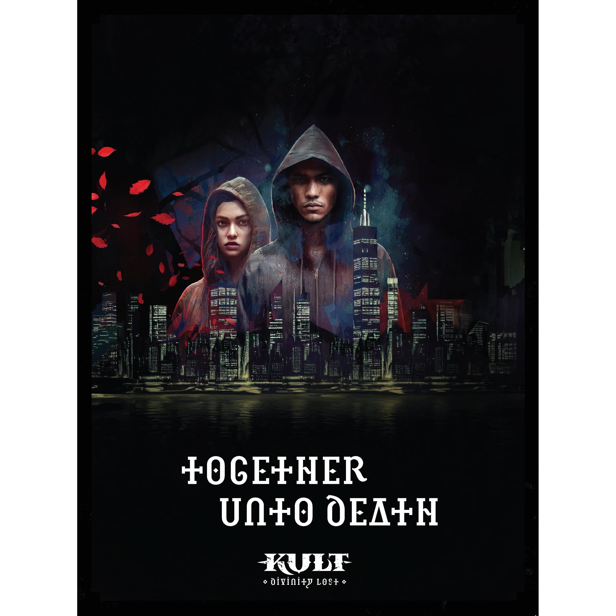 Modiphius Entertainment: Kult: Divinity Lost - Together Unto Death - Softcover RPG Book, Standalone Horror Scenario, Modern NYC, 2 Players & 1 GM