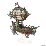 Dungeons & Lasers: Deuslair Flying Pirates Airship Miniature - for Use with DND and 5E Compatible RPG Games - Unpainted and Unassembled - for Ages 14 Years and up