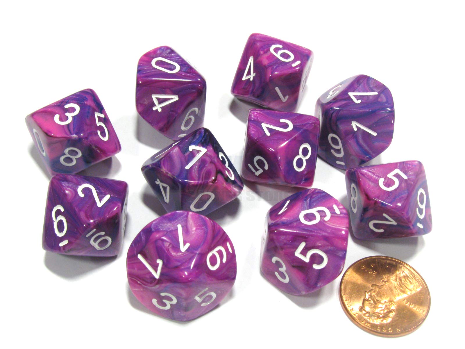 d10 Clamshell Festive Violet with White (10)