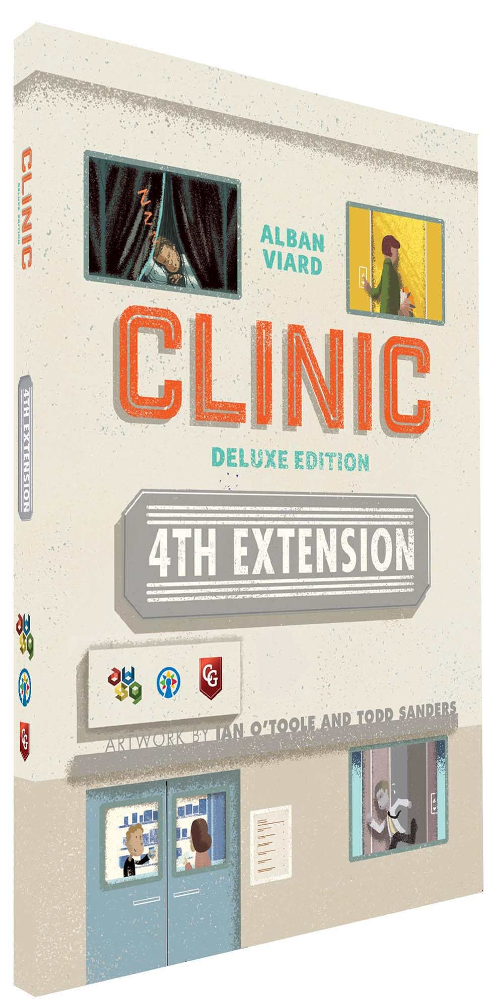 Capstone Games: Clinic Deluxe Extension 4 - Strategy Board Game Extension, 1-4 Players, Ages 12+, 60-150 Min Game Time
