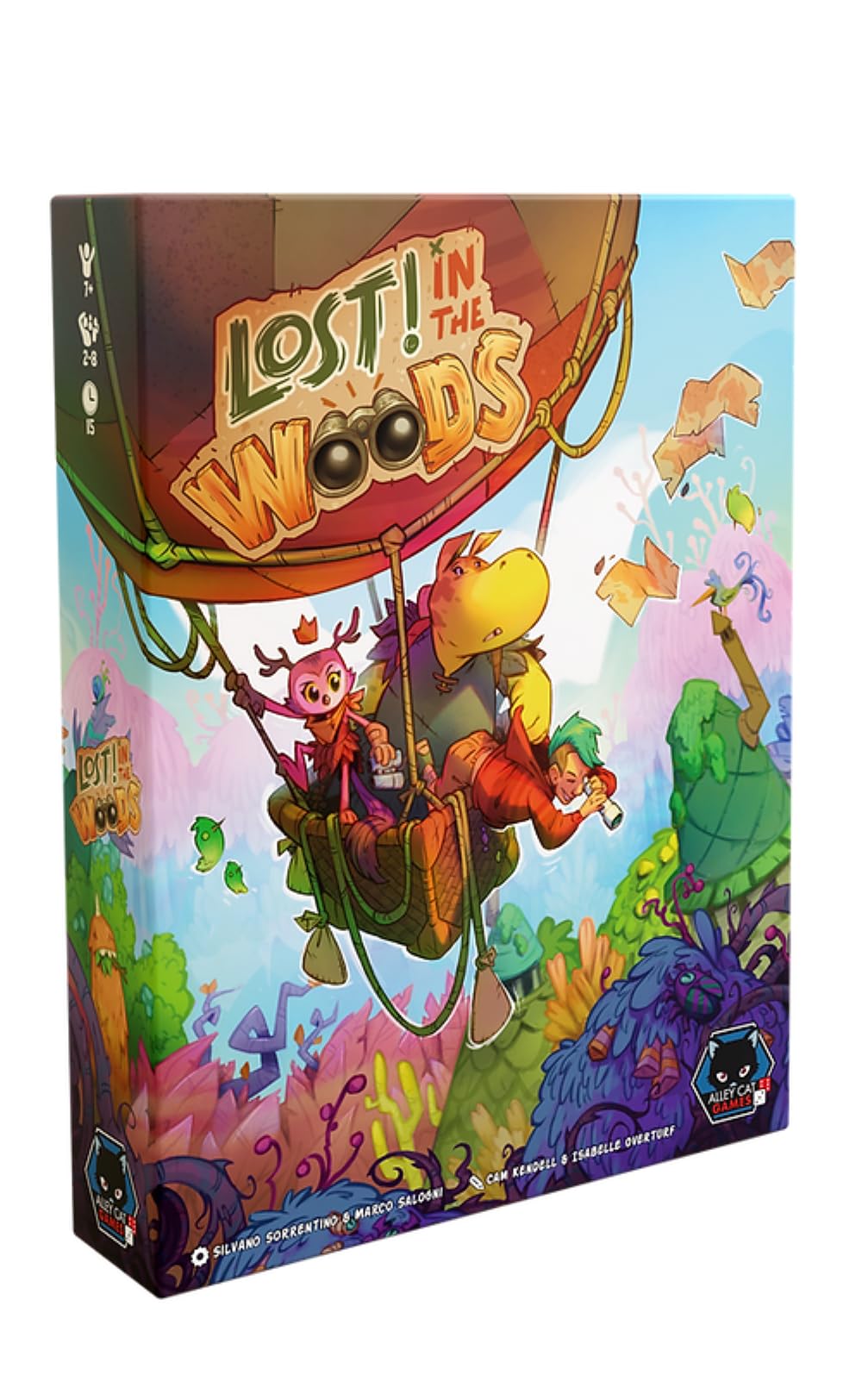 Lost! in The Woods by Alley Cat Games | Fast-Paced Cooperative Game for Families & Kids | 2–8 Players | 15-Minute Search-and-Find Adventure | Communication Challenges & Fantastical Forest Theme