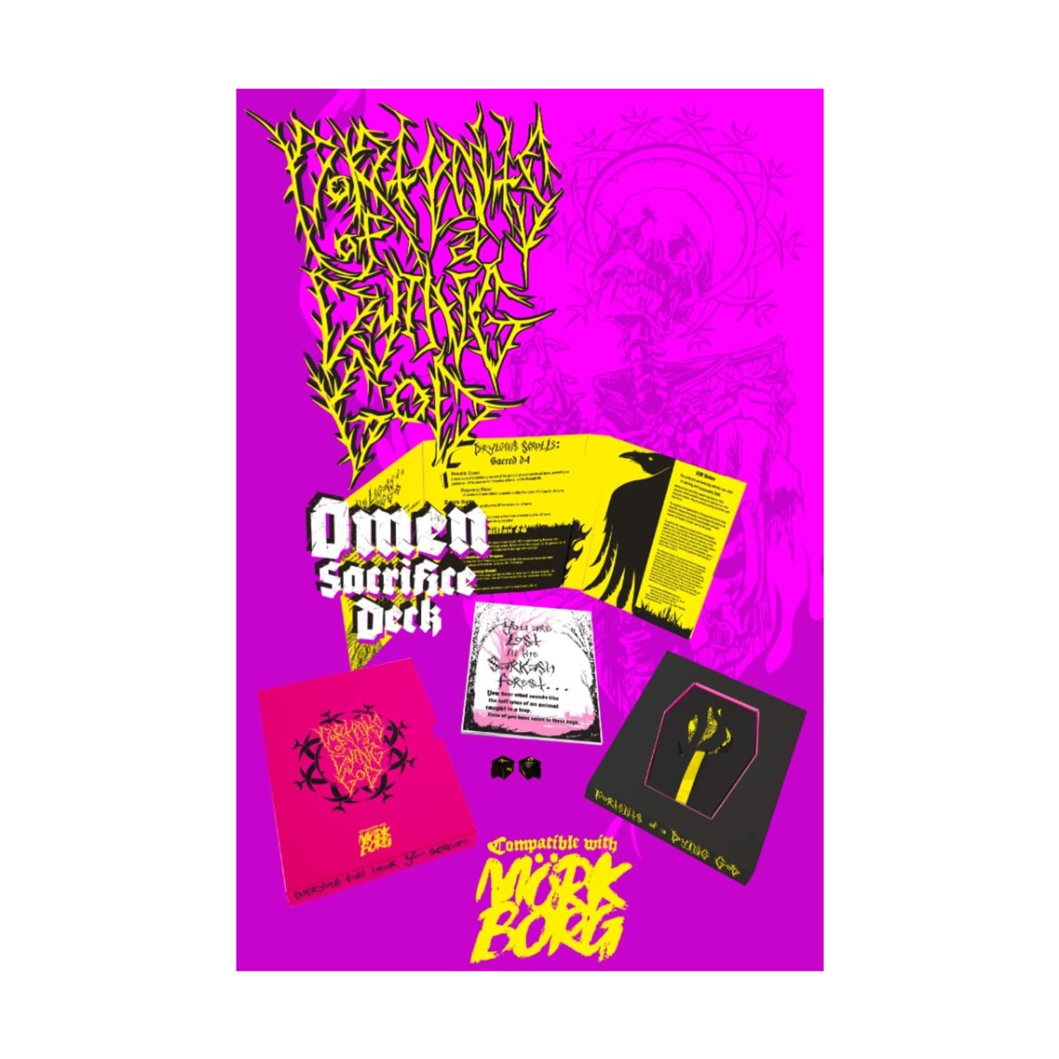 Mork Borg Omen Deck : Portents of a Dying God