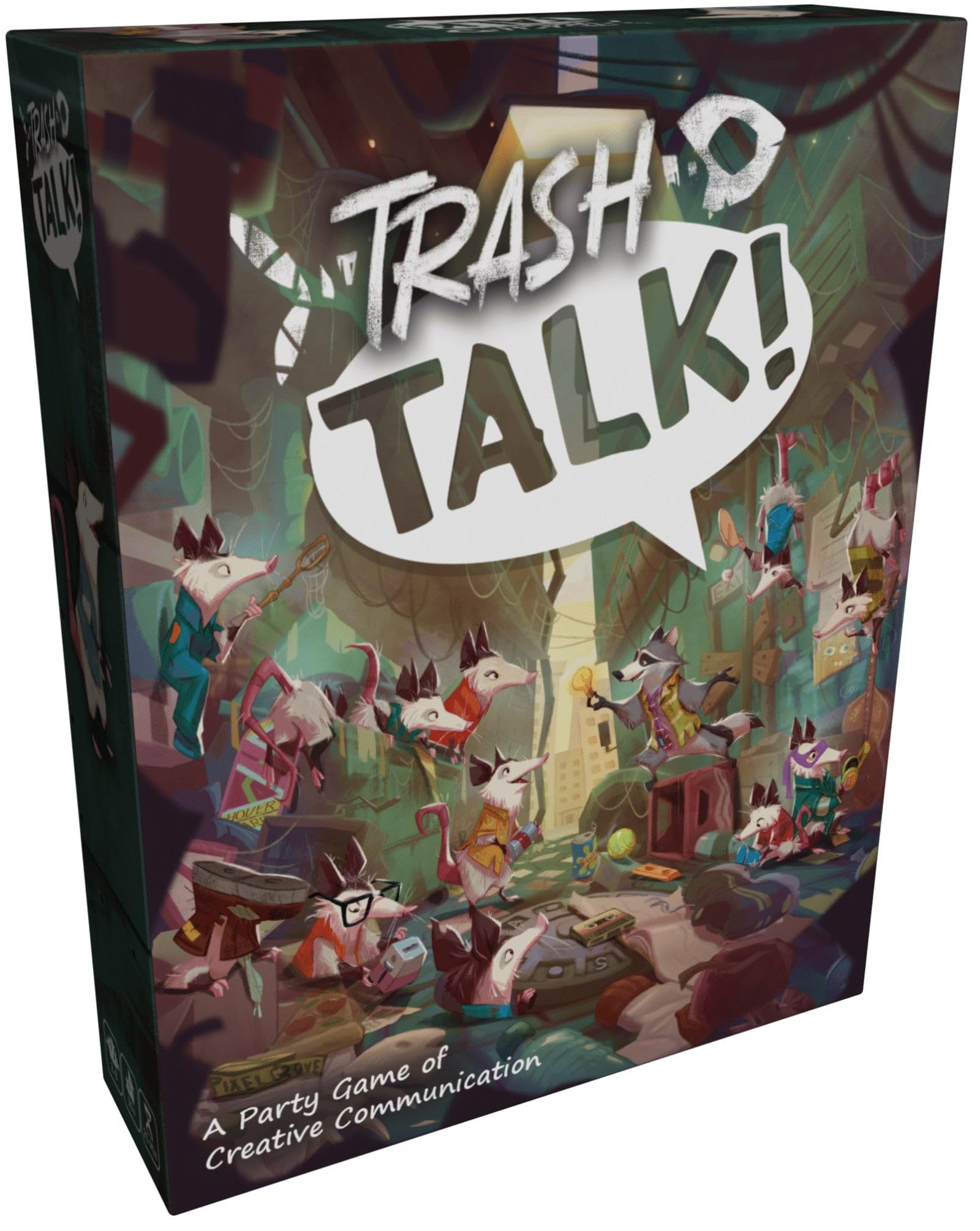 Friendly Skeleton Trash Talk The Board Game: Communicate Using Trash!