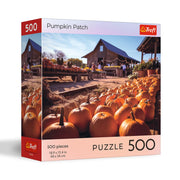 Trefl Halloween Pumpkin Patch - 500 Piece Jigsaw Puzzle 18.9" x 13.4" DIY Puzzle, Creative Fun, Classic Jigsaw for Adults and Children from 10 Years Old