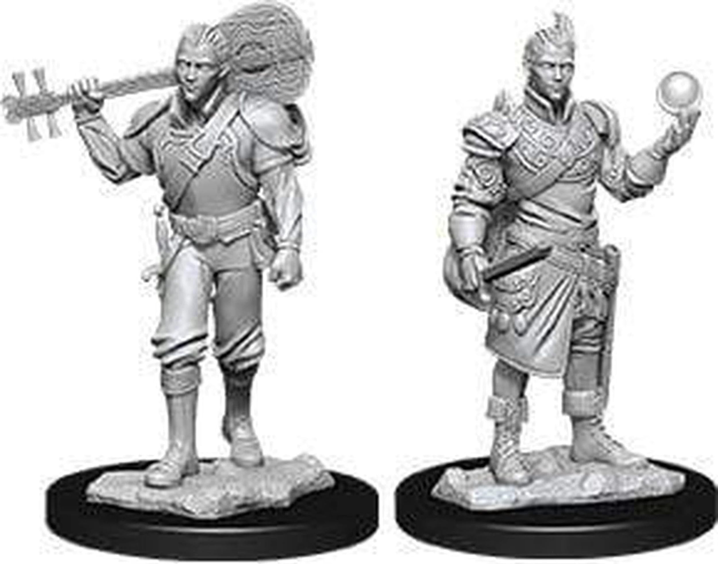 D&D: Nolzur's Marvelous Minis: Male Half-Elf Bard W12 (Unpainted)