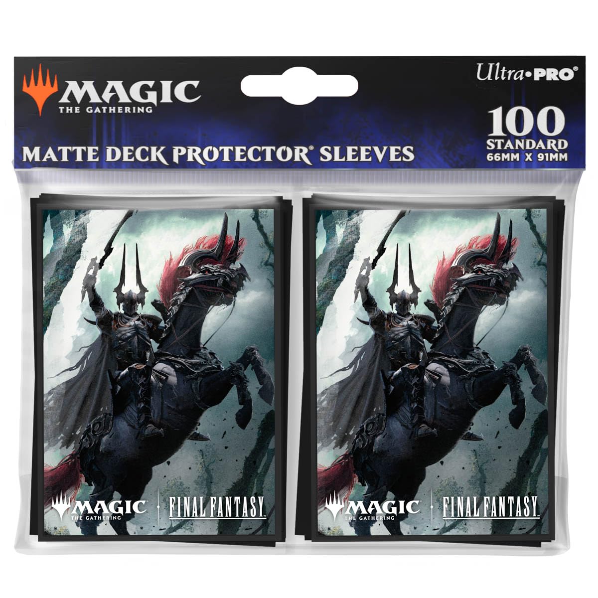 Ultra PRO - Final Fantasy x Universes Beyond Summon Primal Odin 100ct Deck Protector Sleeves for Magic: The Gathering | Trading Card Accessories, Collectible Card Game Gear, Final Fantasy Collectibles