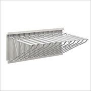 Gray Steel Blueprint Large File Pivot Wall Rack with 30 inch Hanging Clamps