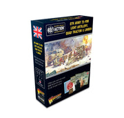 Warlord Games, Bolt action British 8th Army 25pdr and Quad Tractor, Wargaming Miniatures …