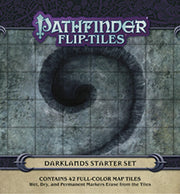 Paizo Pathfinder Flip-Tiles: Darklands Starter Set - 42 Map Tiles, 6 x 6 Inches, Adult, Unisex, Fantasy, Role Playing & Fantasy, TABLETOP GAME, Cardboard, 18+