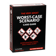 Moose games The Very Adult Worst-CASE Scenario Card Game - All New Party Game | 0% Trivia, 100% Humorous Fun, Black