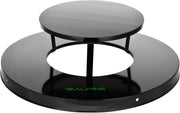 Alpine Industries Rain Bonnet Lid for Outdoor Metal Waste Receptacle - 38 Gallon Black