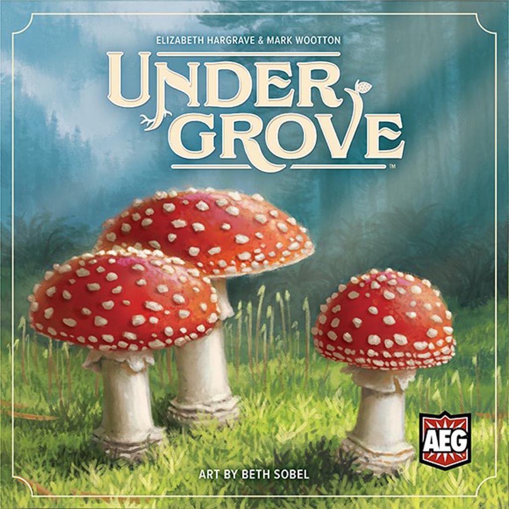 AEG Undergrove | Tile Placement and Pick-up and Deliver Board Game | Trade Nutrients with Fungi to Grow New Trees | 1-4 Players | Ages 10+
