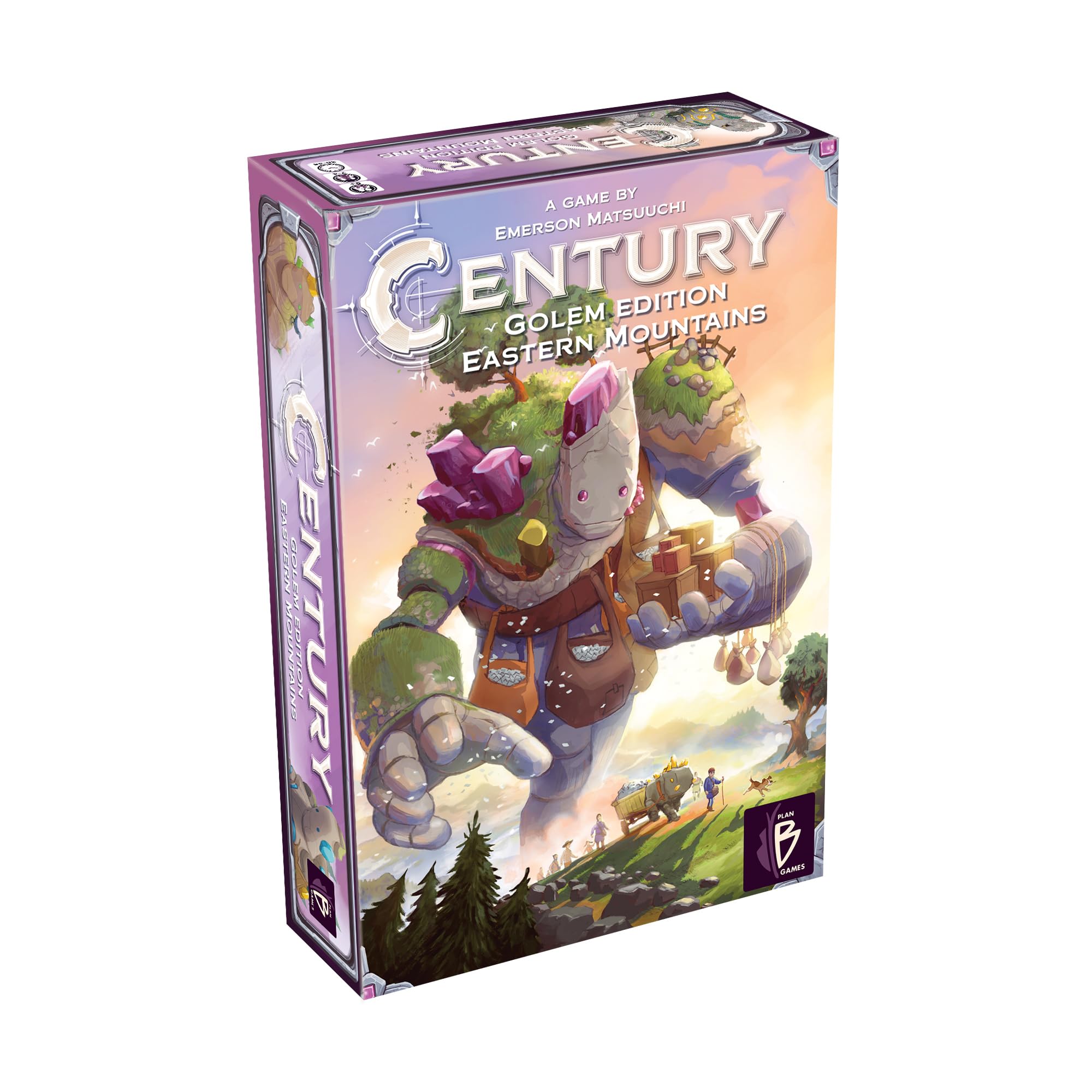 Century Golem Edition Eastern Mountains Board Game - Return to Carvania for Crystal Trading Adventures! Strategy Game for Kids & Adults, Ages 8+, 2-4 Players, 30-45 Min Playtime, Made by Plan B Games
