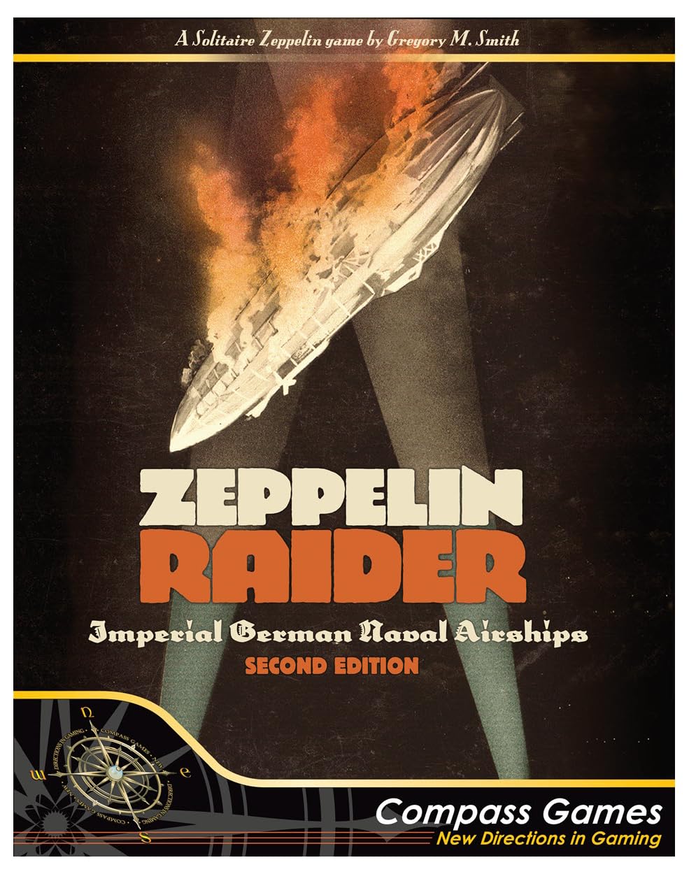Compass Games Zeppelin Raider: Imperial German Naval Airships – 2nd Edition Adult Board Game