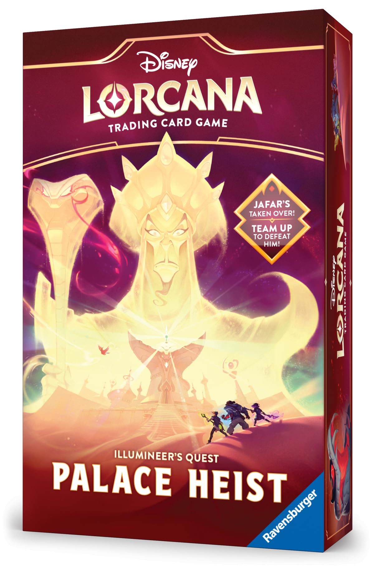 Ravensburger Disney Lorcana TCG: Illumineer’s Quest – Palace Heist | Cooperative Adventure Against Jafar | Solo or Team Play| Includes Exclusive Cards & Playmat | Ages 8+