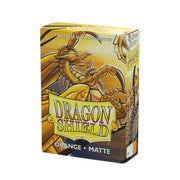 Dragon Shield | Japanese Size Card Matte Sleeves | 60 CT - Smooth & Tough Premium TCG Sleeves - Compatible with Yu-Gi-Oh, Naruto, Cardfight & Vanguard | Orange