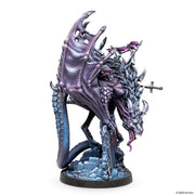 Dungeons & Lasers: Wolfrake Dragon Miniature - 4.4" Tall Figure (113mm) with Scenic Base - 5E Compatible for DND and Tabletop RPG Games - Highly Detailed, Unassembled, Unpainted - for Ages 14 Years +