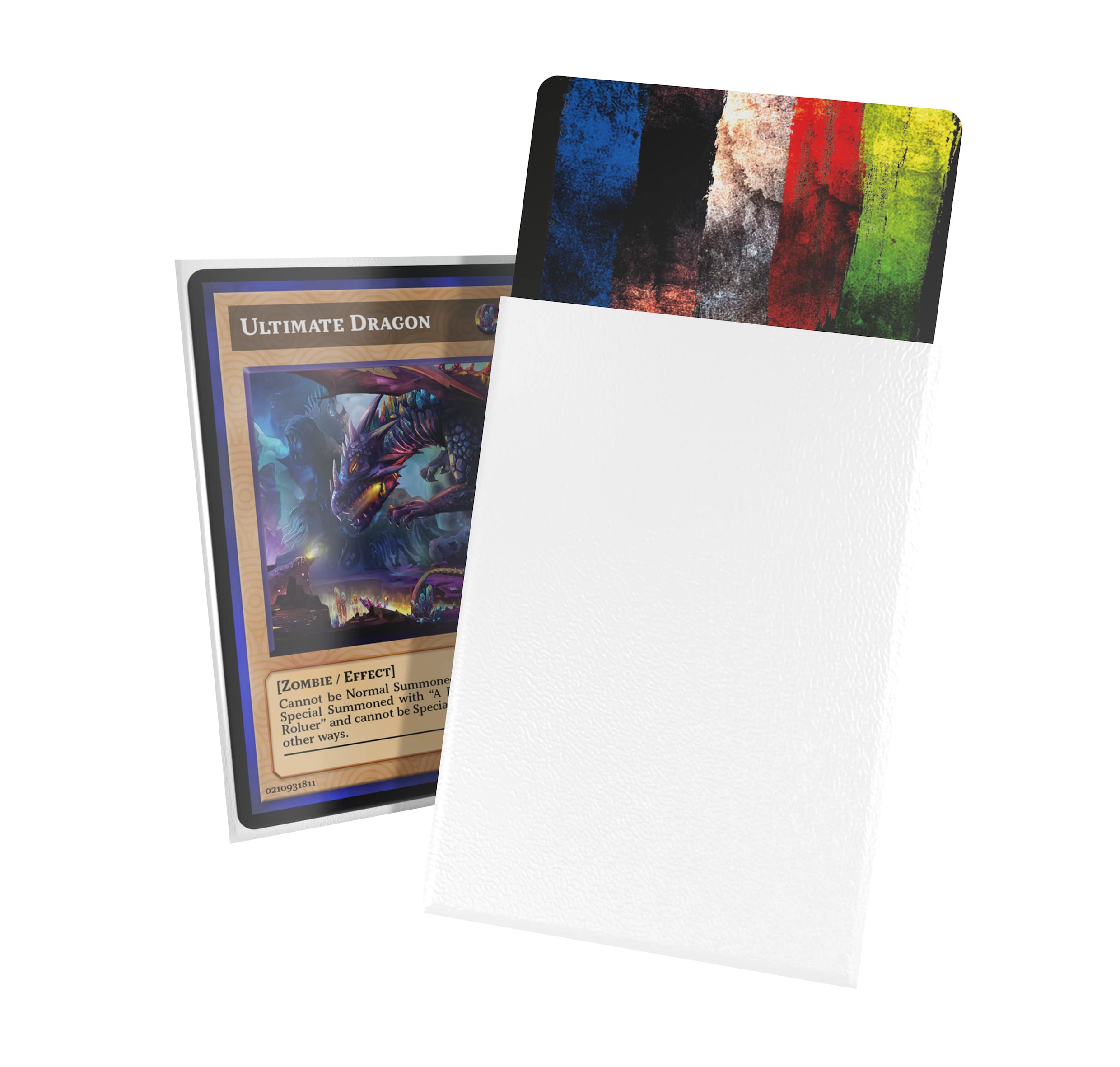 Ultimate Guard Cortex Outer Card Sleeves, 60 Japanese Size TCG Sleeves, 62 x 89mm, White Back, Matte Finish, No PVC & Acid-Free, High Clarity