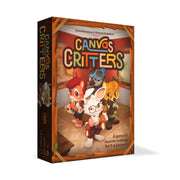Canvas Critters – Creative Party Game for All Ages | 2 to 6 Players | Build Mosaics with Colorful Animal Meeples | Family-Friendly Board Game