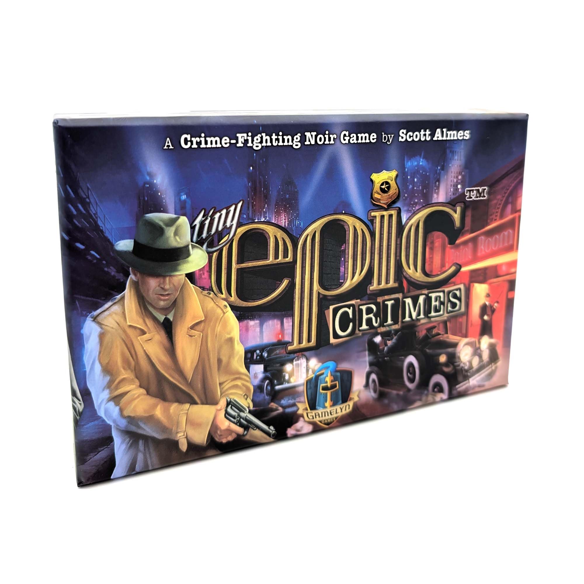 Tiny Epic Crimes | Murder Mystery & Deduction Board Game for Adults & Teens | 1-4 Players, 30-60 Min | Featuring The Decoder System