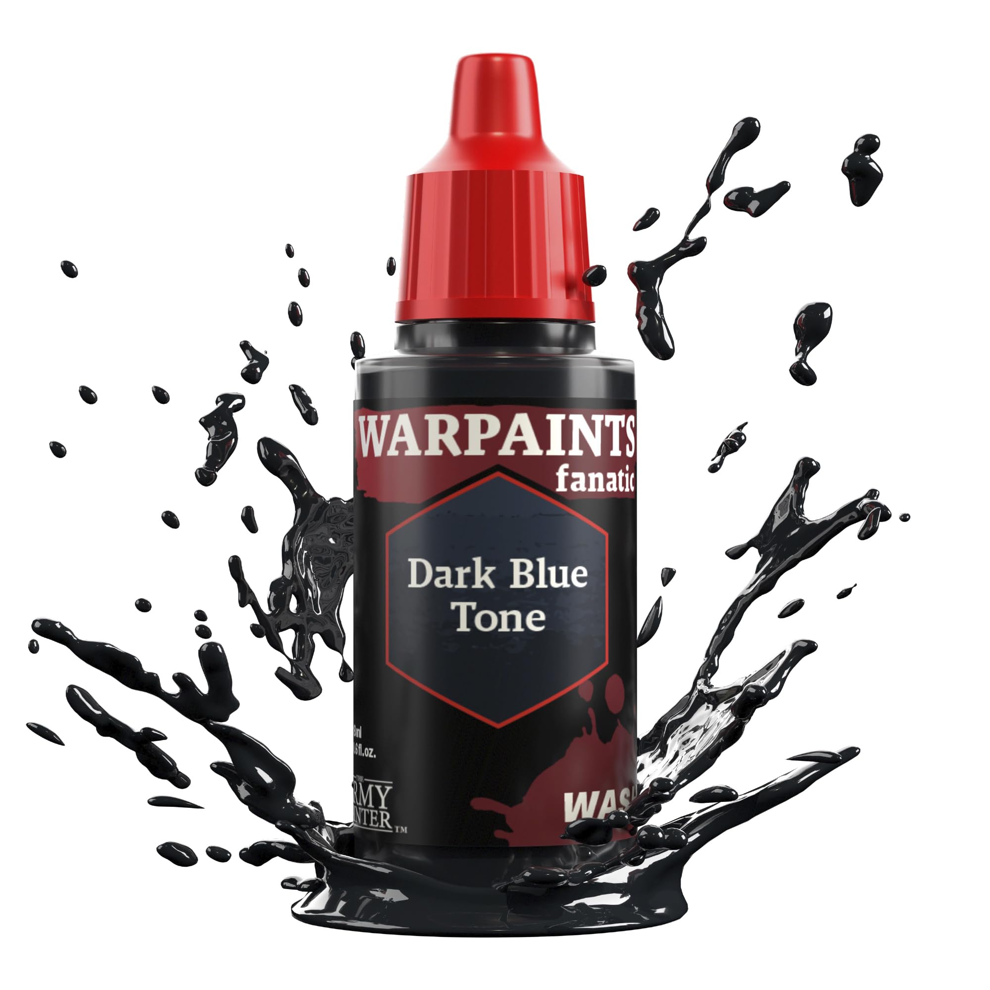 The Army Painter Tone Washes Warpaints Fanatic 18ml Hobby Inks (Dark Blue Tone Wash)