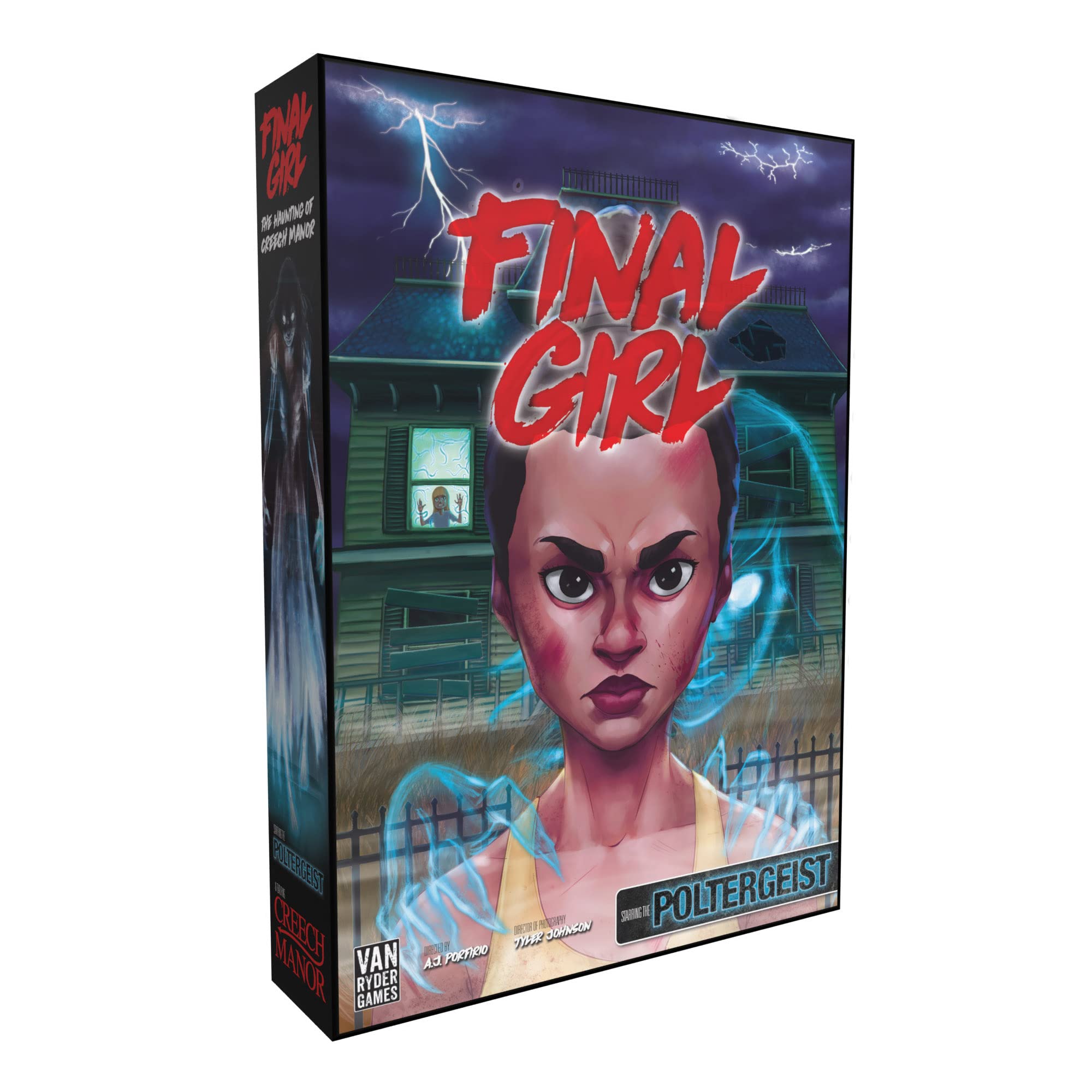 Van Ryder Games - Final Girl - Haunting of Creech Manor Feature Film Box - Core Box Required - 1 Player Board Game - 20-60 Minutes Gameplay – Ages 14+