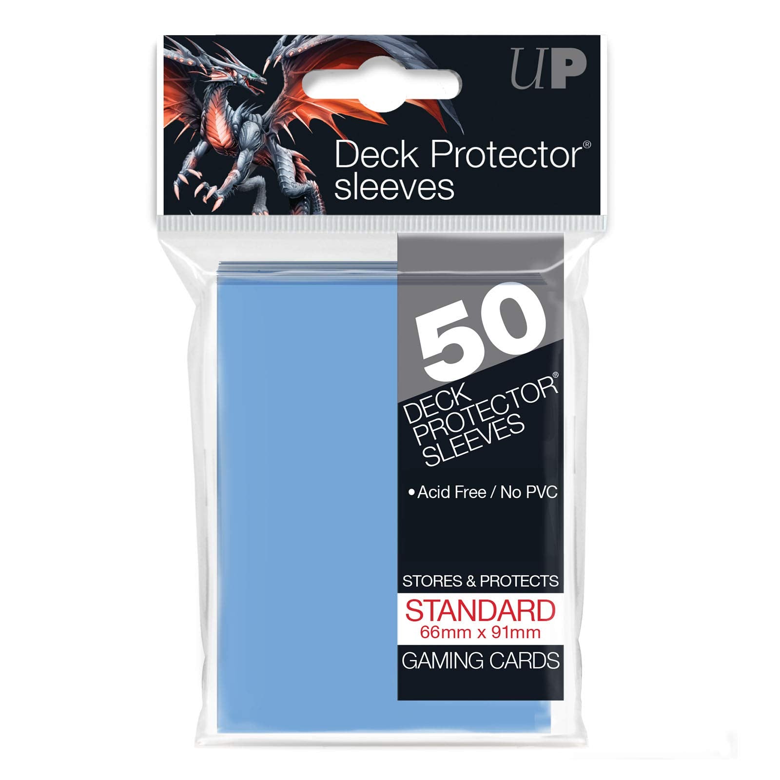 Ultra Pro Deck Protector Sleeves: Standard Size: Light Blue (82677)